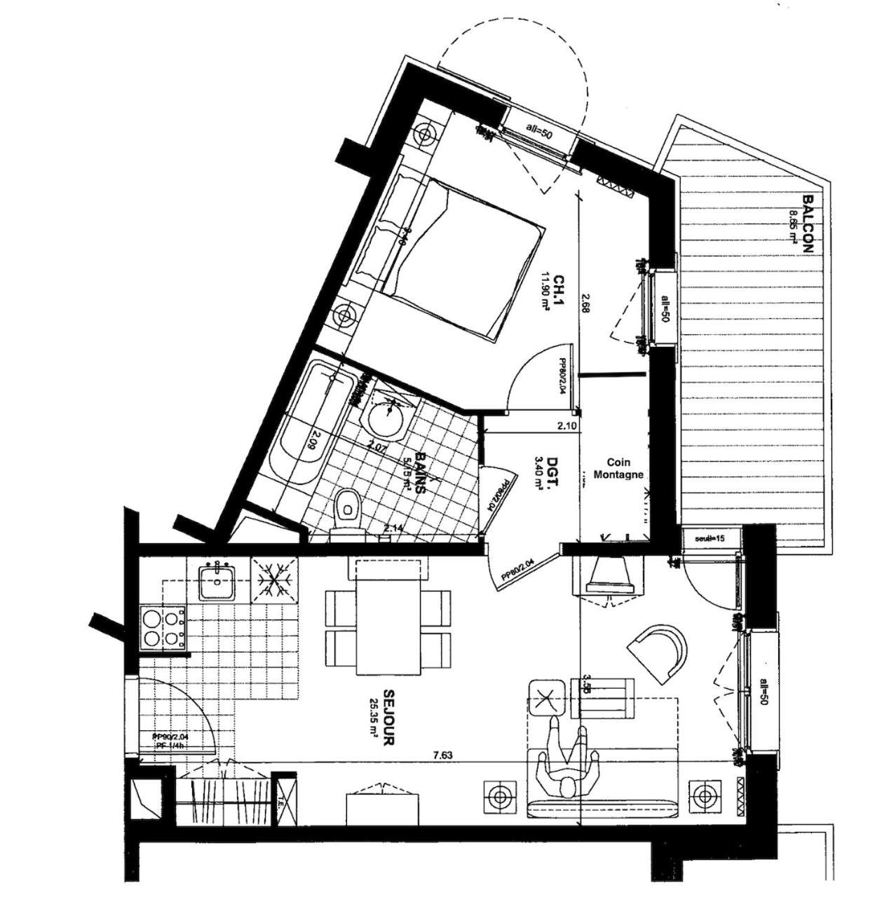 Arc 1950 - Appartement de standing - Ski-in&out Les Arcs  Extérieur photo